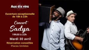Concert de SADYA - 30 avril1